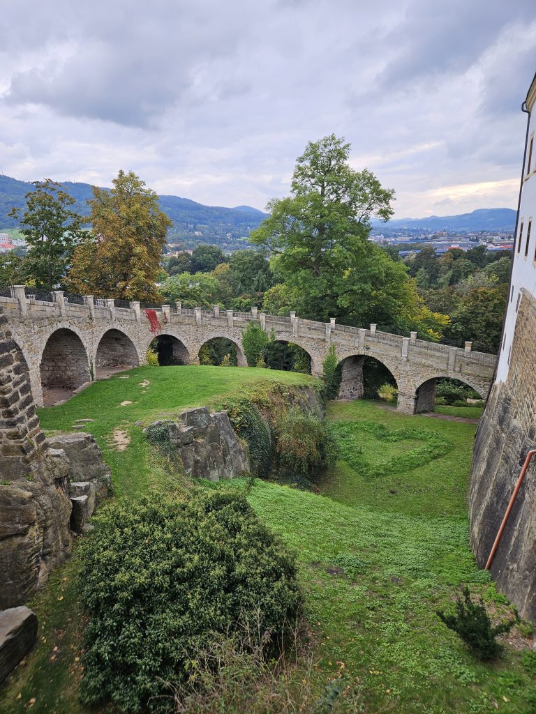 Zamek Decin fosa